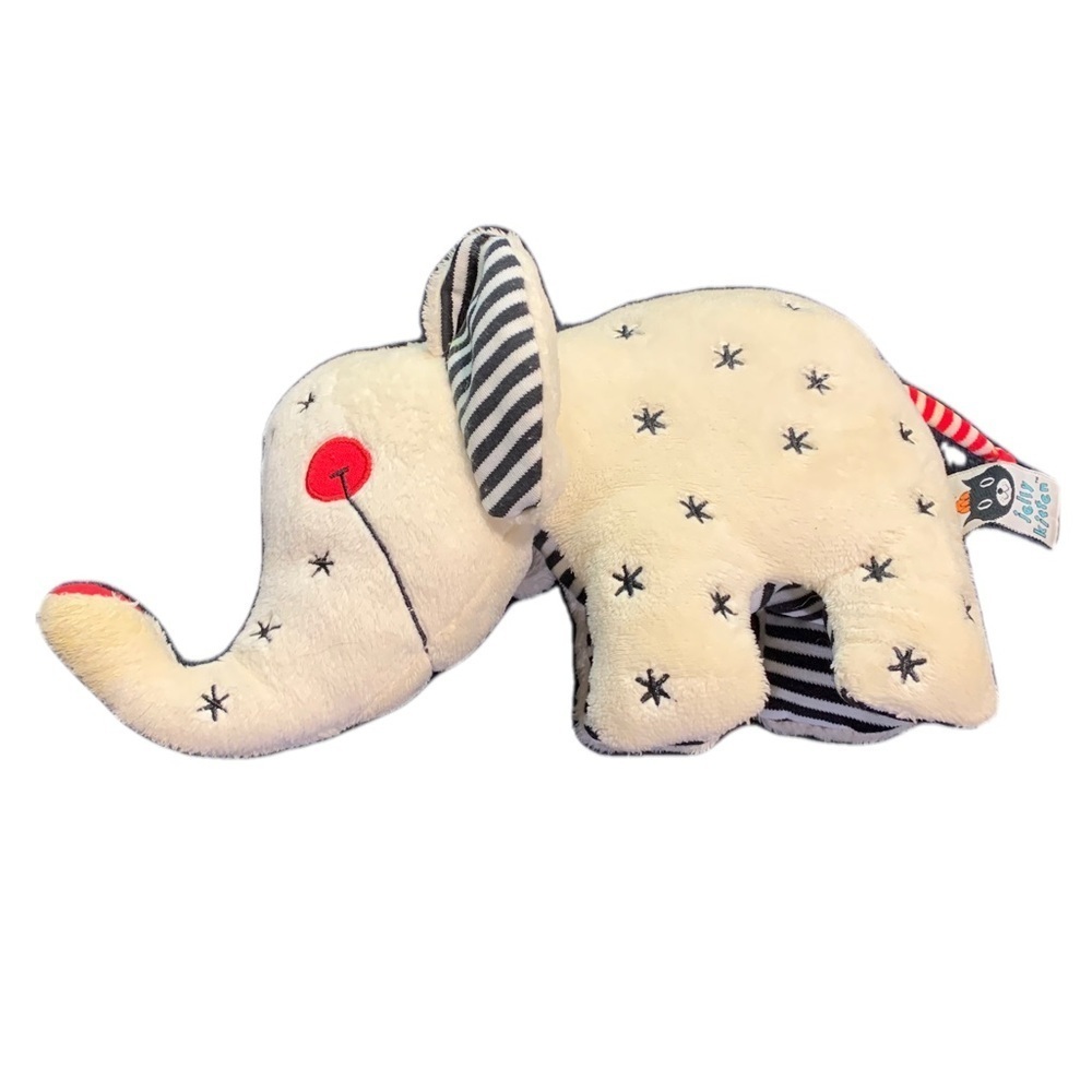 Jellycat Kitten Pococo Elly Elephant Chime Rattle plush toy